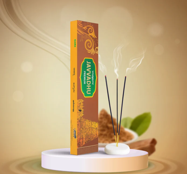 Javvadu Premium Agarbathi - 25 Sticks | Agarbatti/ Incense Sticks for Pooja
