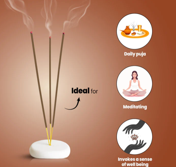 Javvadu Premium Agarbathi - 25 Sticks | Agarbatti/ Incense Sticks for Pooja - Image 2