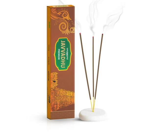 Javvadu Premium Agarbathi - 25 Sticks | Agarbatti/ Incense Sticks for Pooja - Image 4